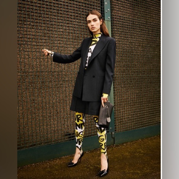 burberry new & authentic graffiti stirrup leggings - Picture 16 of 16